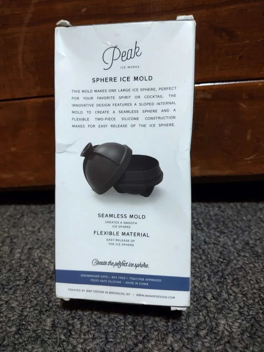 Peak Ice Works Sphere Ice Mold - Clear